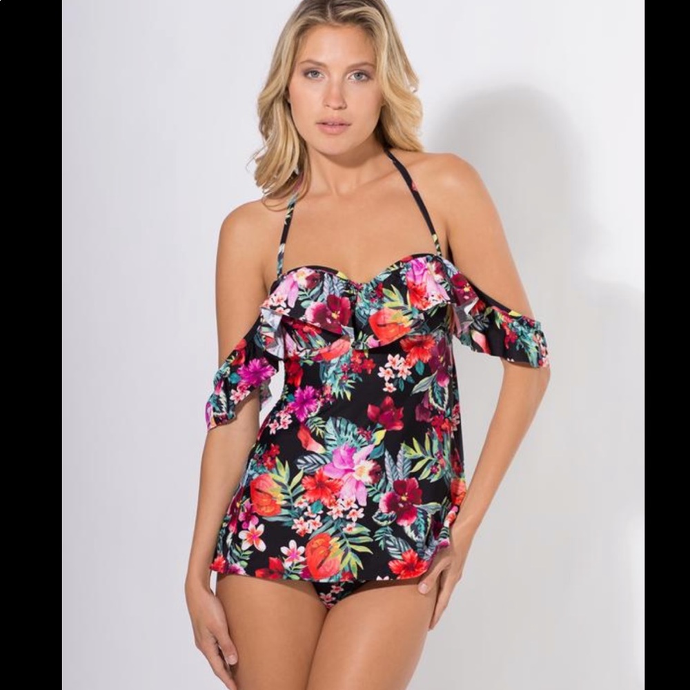 smart & sexy swim tankini floral